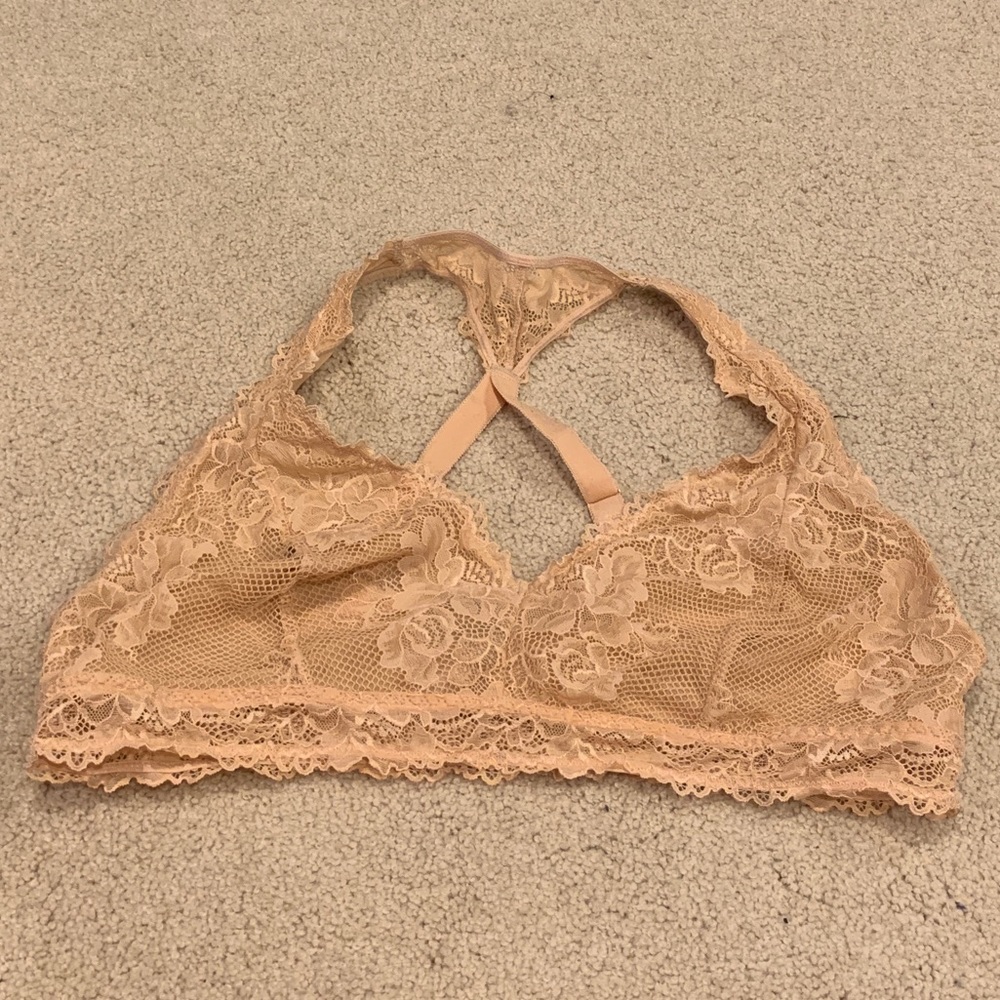 Nude lace bralette- 3XL